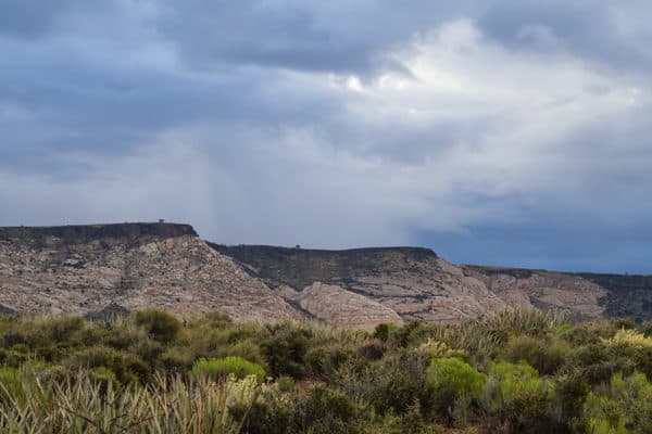 Snow Canyon Mesa plateaus in Utah